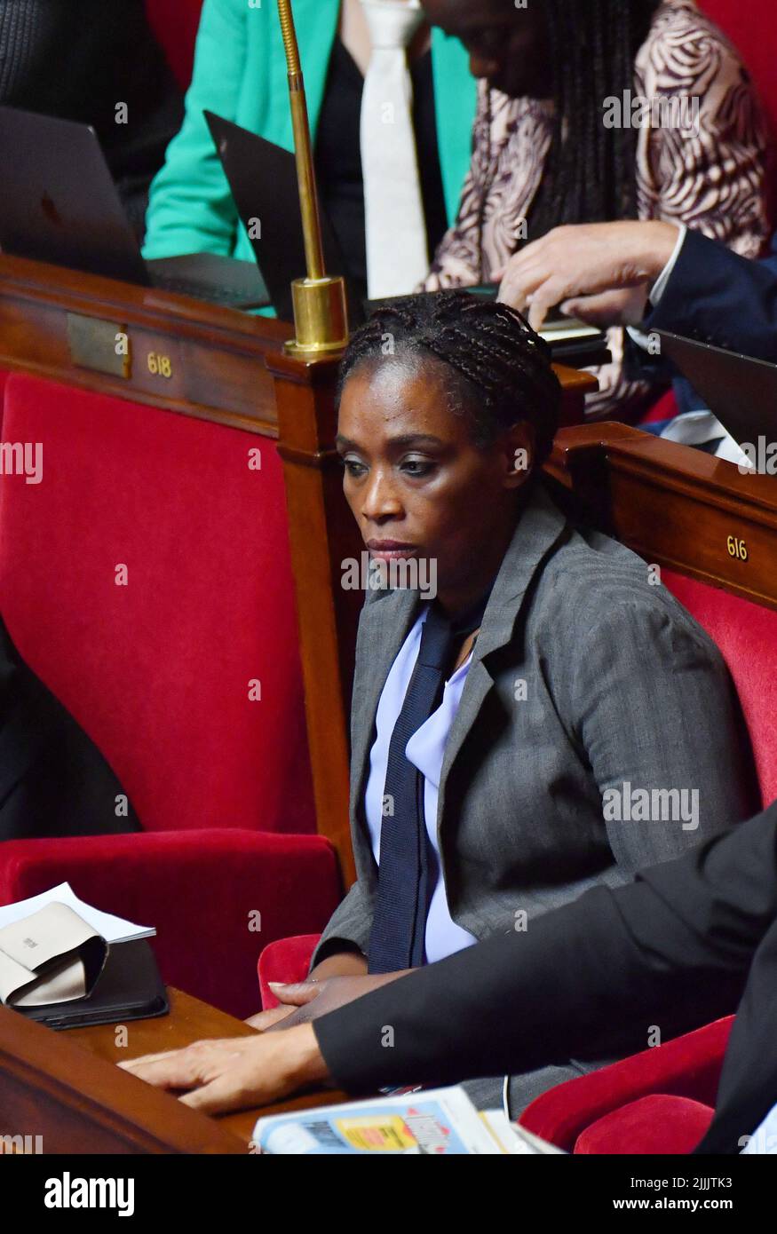 MP of leftist La France Insoumise (LFI) party and member of left-wing ...