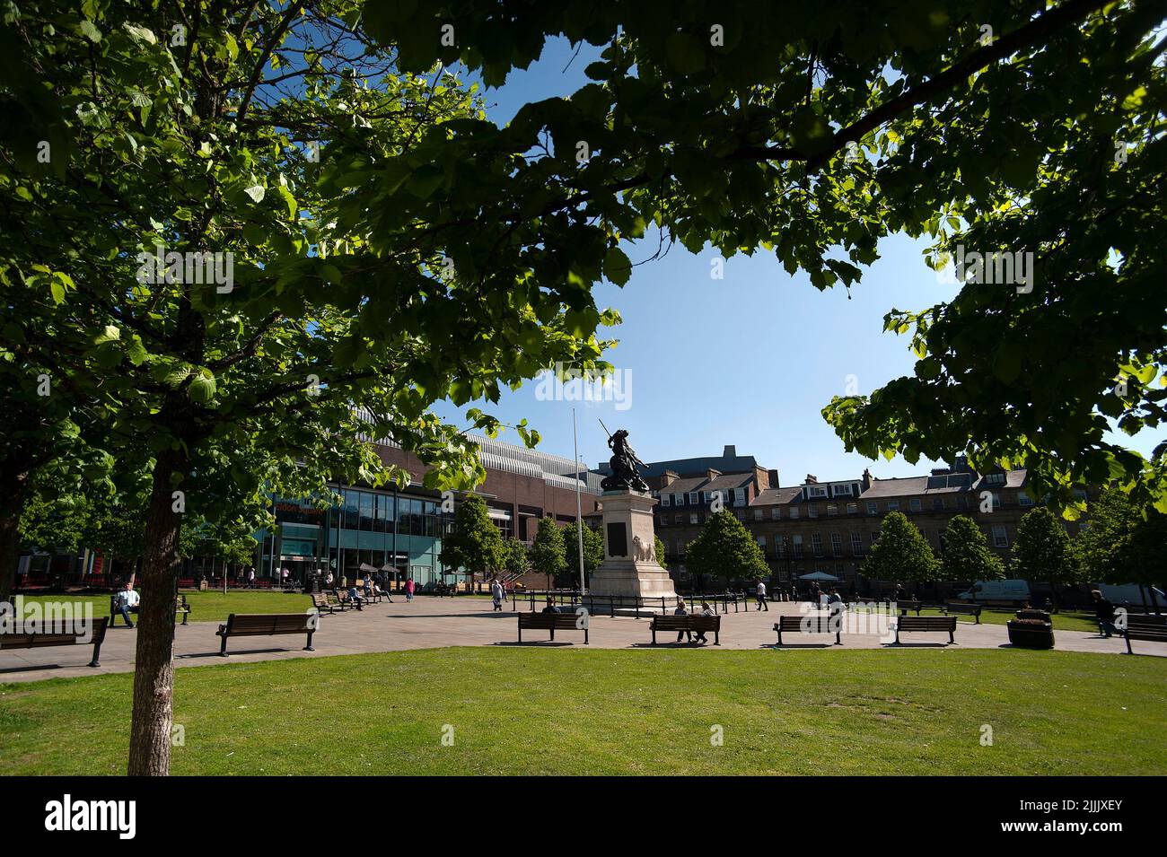 Old Eldon Square, Newcastle Upon Tyne Stock Photo