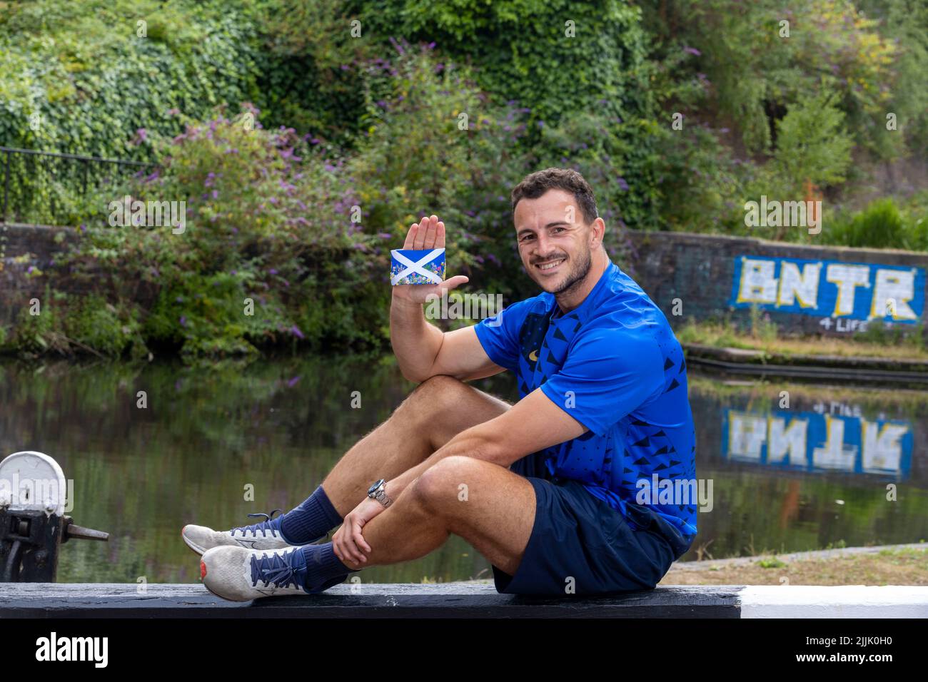 Handout photo dated 26-07-2022 of Team Scotland's Jamie Farndale as they announce him as one of their first Sustainability Captains ahead of the Commonwealth Games in Birmingham. Issue date: Wednesday July 27, 2022. Stock Photo