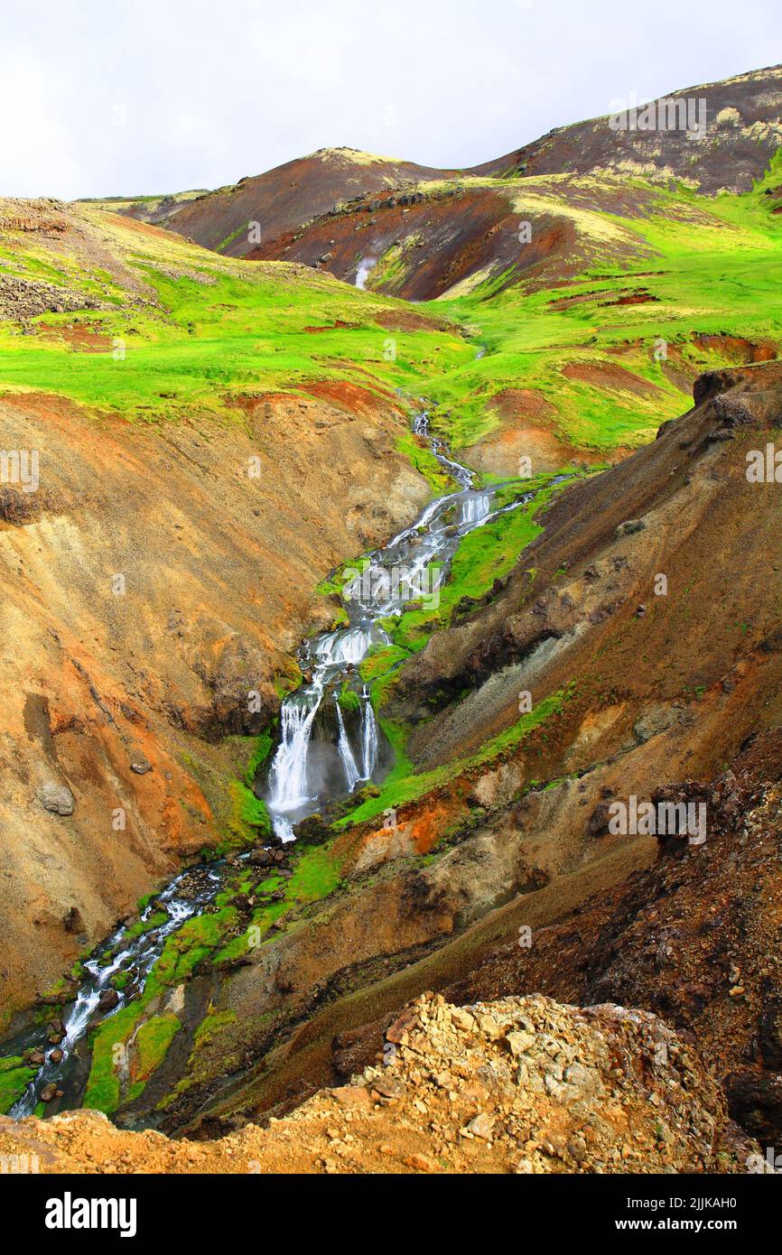 Hveragerdi hot spring river trail hi-res stock photography and images ...