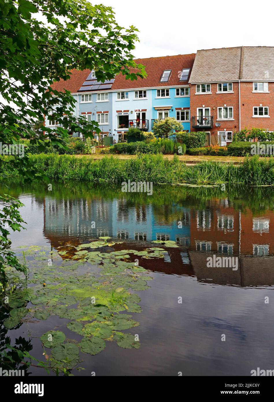 Architecture and design of modern flats and apartments built by the