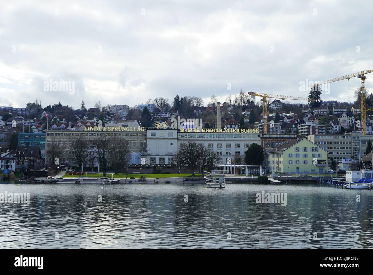 Zurich switzerland residential buildings hires stock photography and