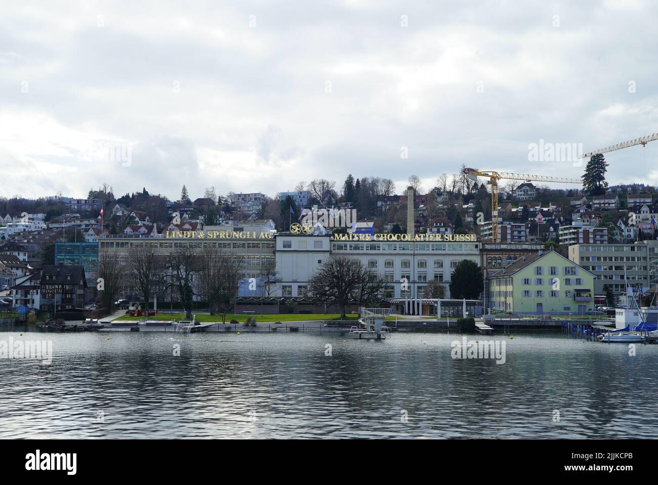 The houses near the lake in Zurich, Switzerland Stock Photo Alamy