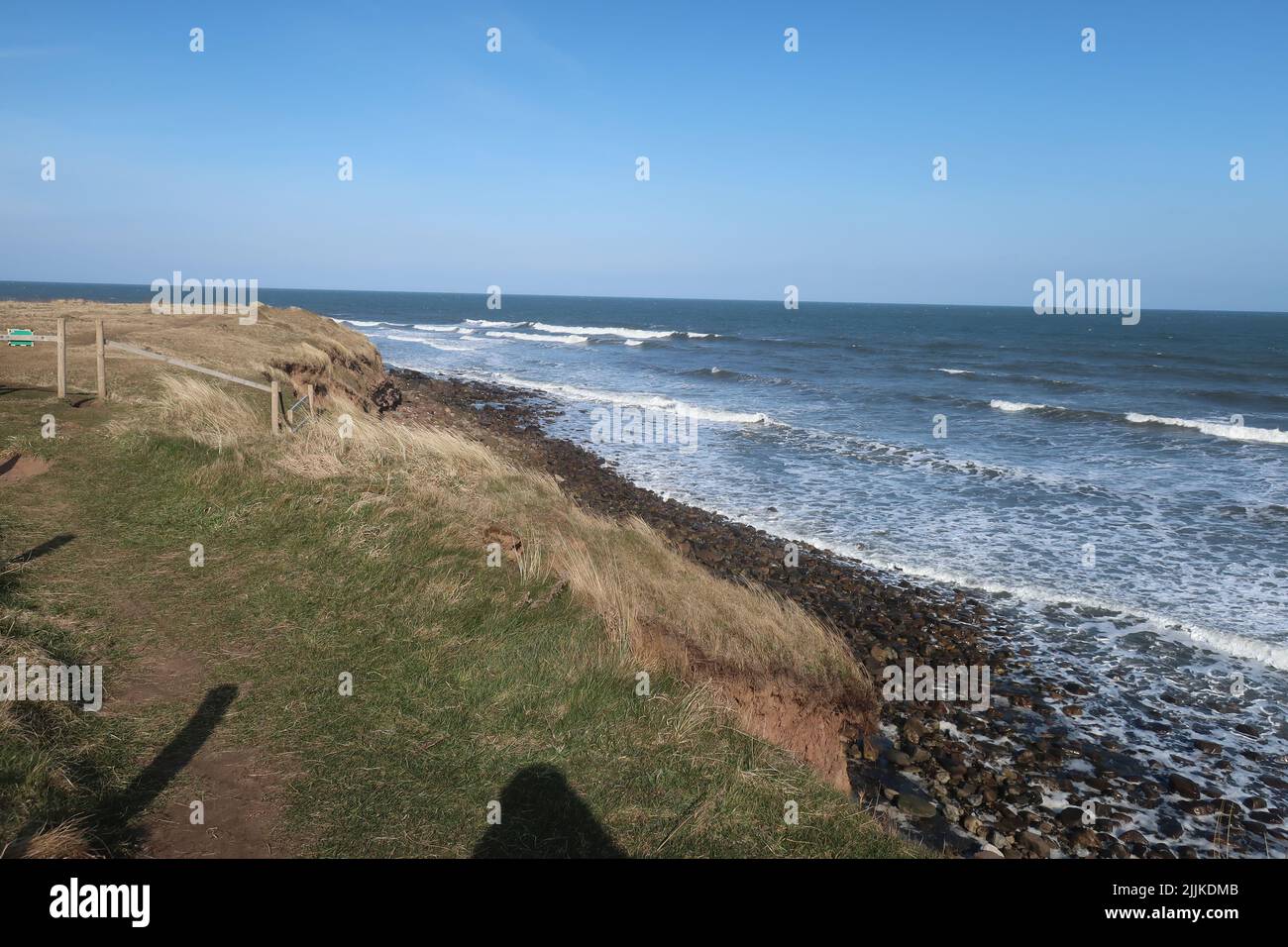 St Cuthbert's Way national trail long-distance trail. Northumberland ...