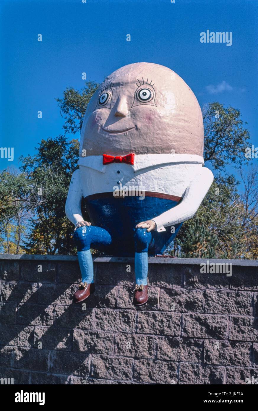 John Margolies - Humpty Dumpty - Storybook Land Park, Aberdeen, South Dakota - 1987 Stock Photo