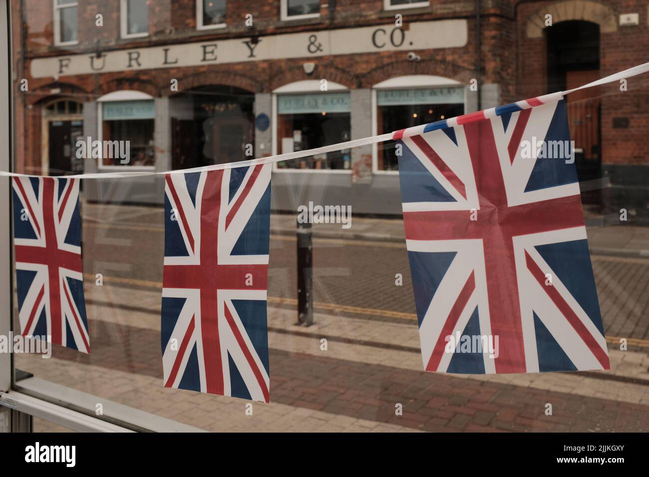 Queen's Platinum Jubilee celebrations in Hull, UK, June 2022 Stock