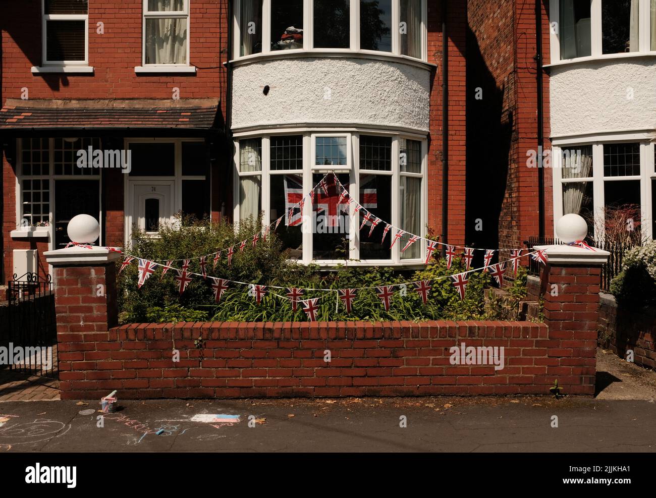 Queen's Platinum Jubilee celebrations in Hull, UK, June 2022 Stock