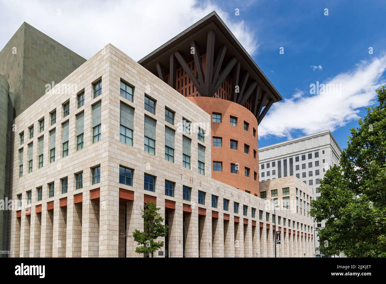 Denver Public Library building, Denver, CO, USA Stock Photo - Alamy