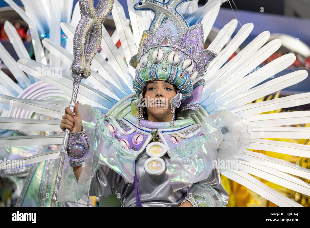 Rio, Brazil - april 22, 2022: Samba School Portela in the Rio Carnival ...