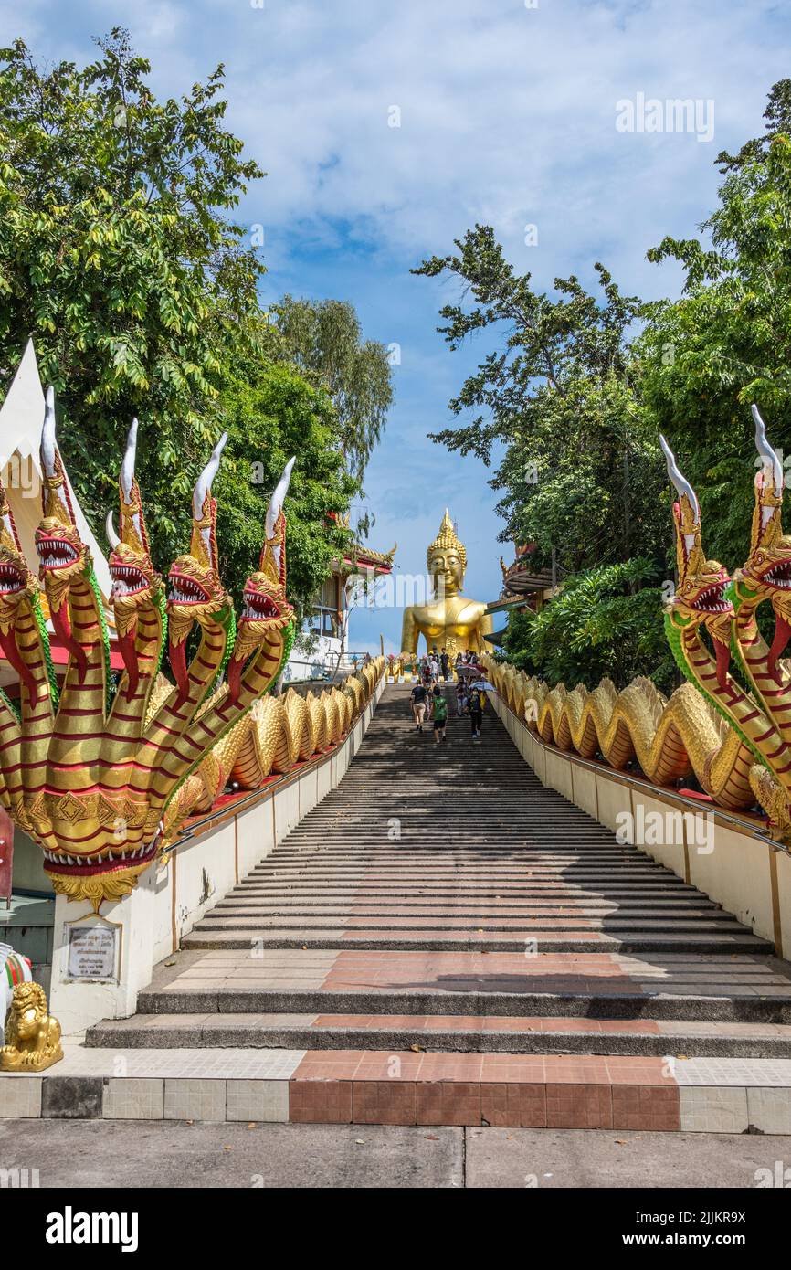 Big Buddha Temple in Pattaya Thailand Stock Photo - Alamy