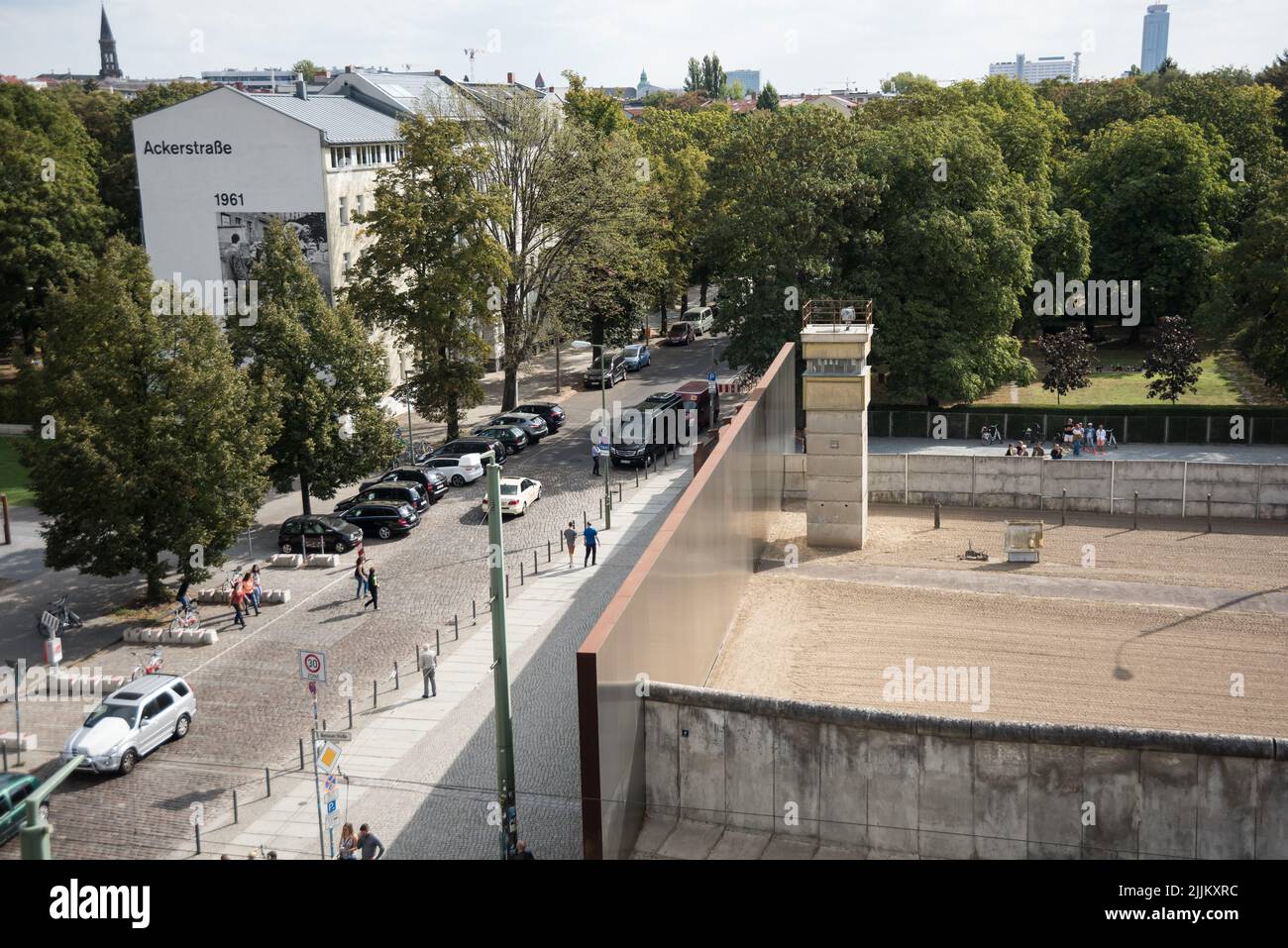 Berlin, Bernauer Straße, Gedenkstätte Berliner Mauer // Berlin