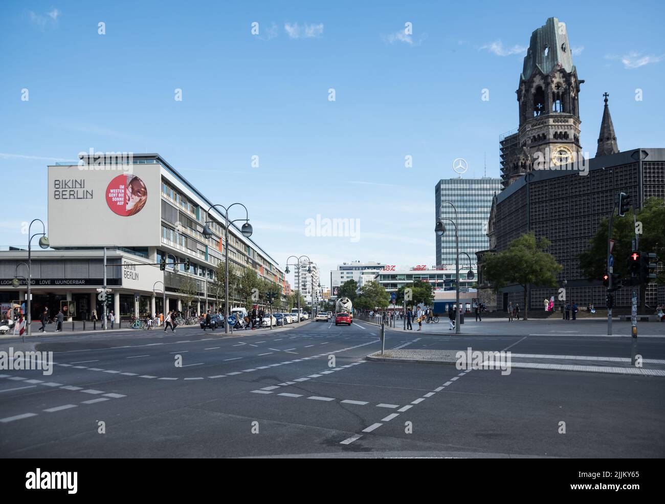 Berlin, Kaiser-Wilhelm-Gedächtniskirche Stock Photo