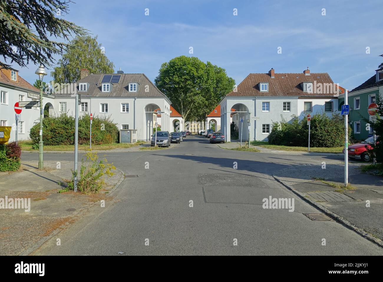 Berlin, Gartenstadt NeuTempelhof Stock Photo Alamy
