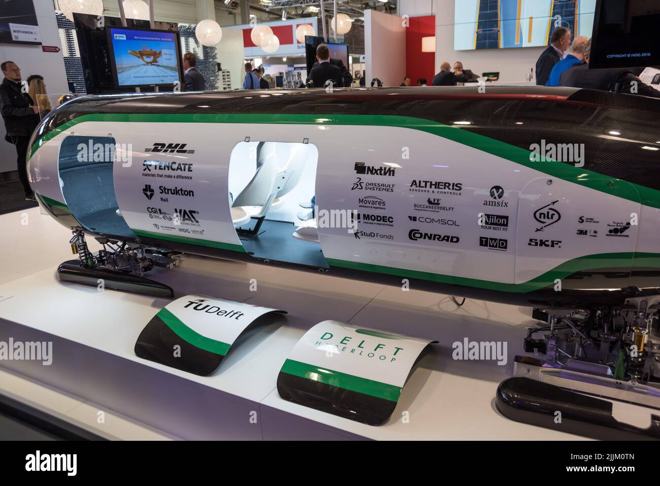 Berlin, Innotrans, Hyperloop (Modell Stock Photo - Alamy