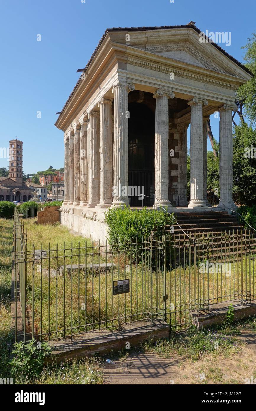 Rom, Tempel des Portunus // Rome, Tempio di Portuno Stock Photo - Alamy