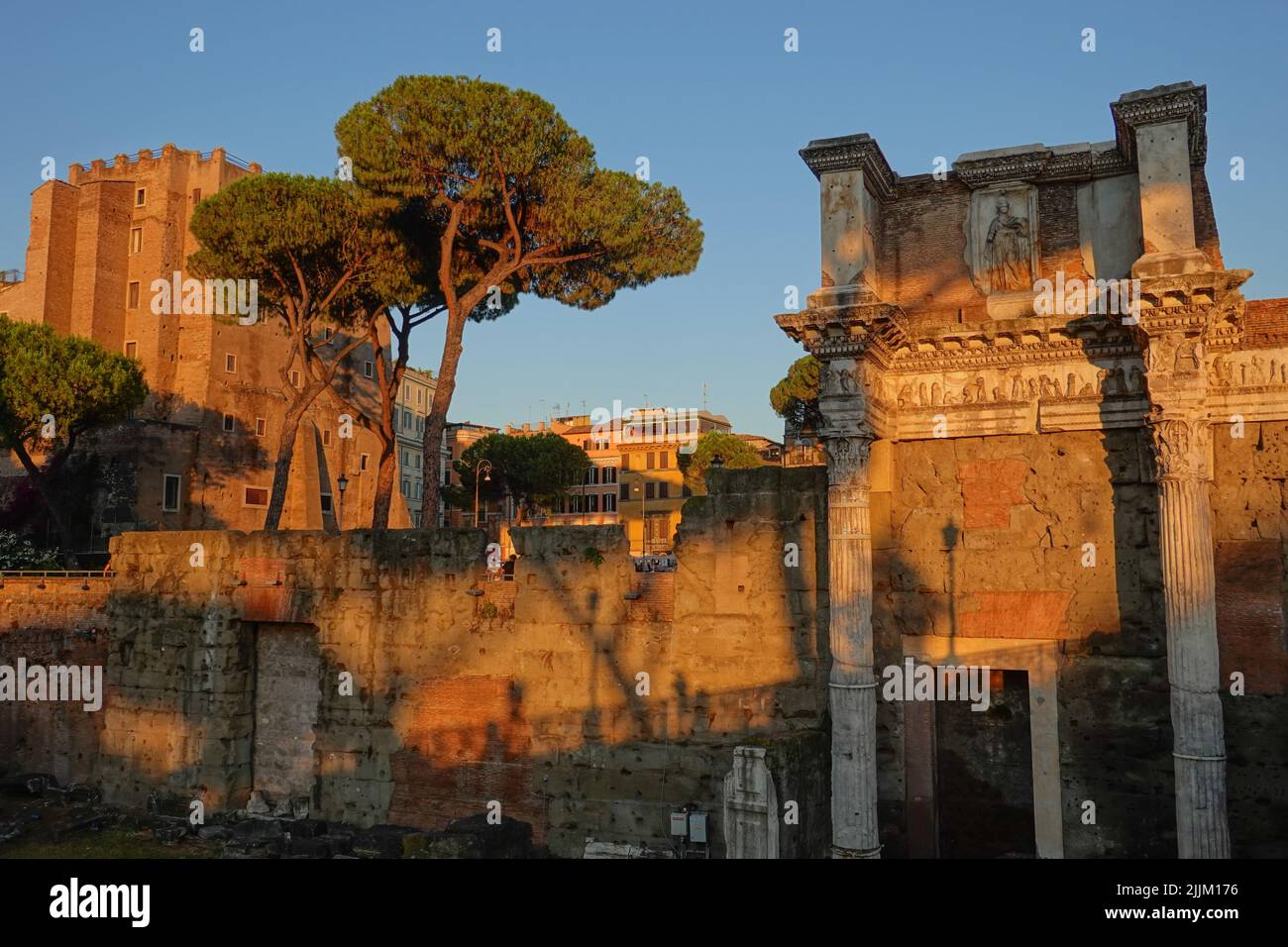 Rom, Forum Romanum // Rome, Forum Romanum Stock Photo
