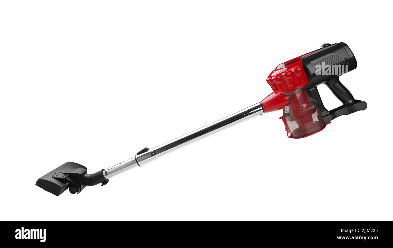 Handheld vacuum cleaner isolated on white background Stock Photo Alamy
