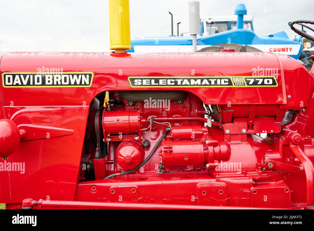 David Brown Selectamatic 770 tractor on display at agricultural show ...