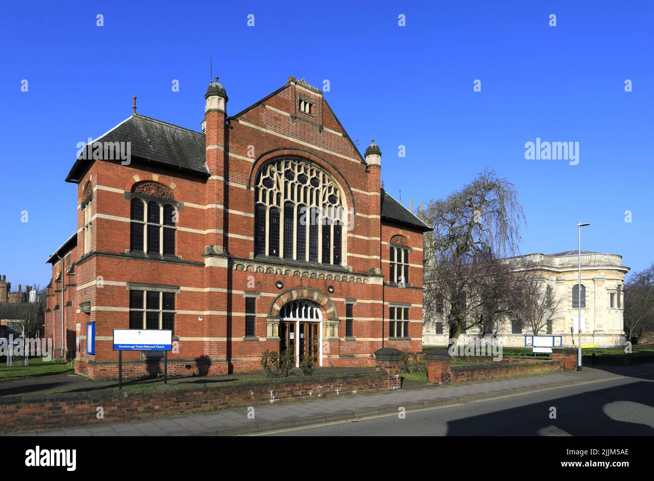 The United Reformed Church, Gainsborough town, Lincolnshire County