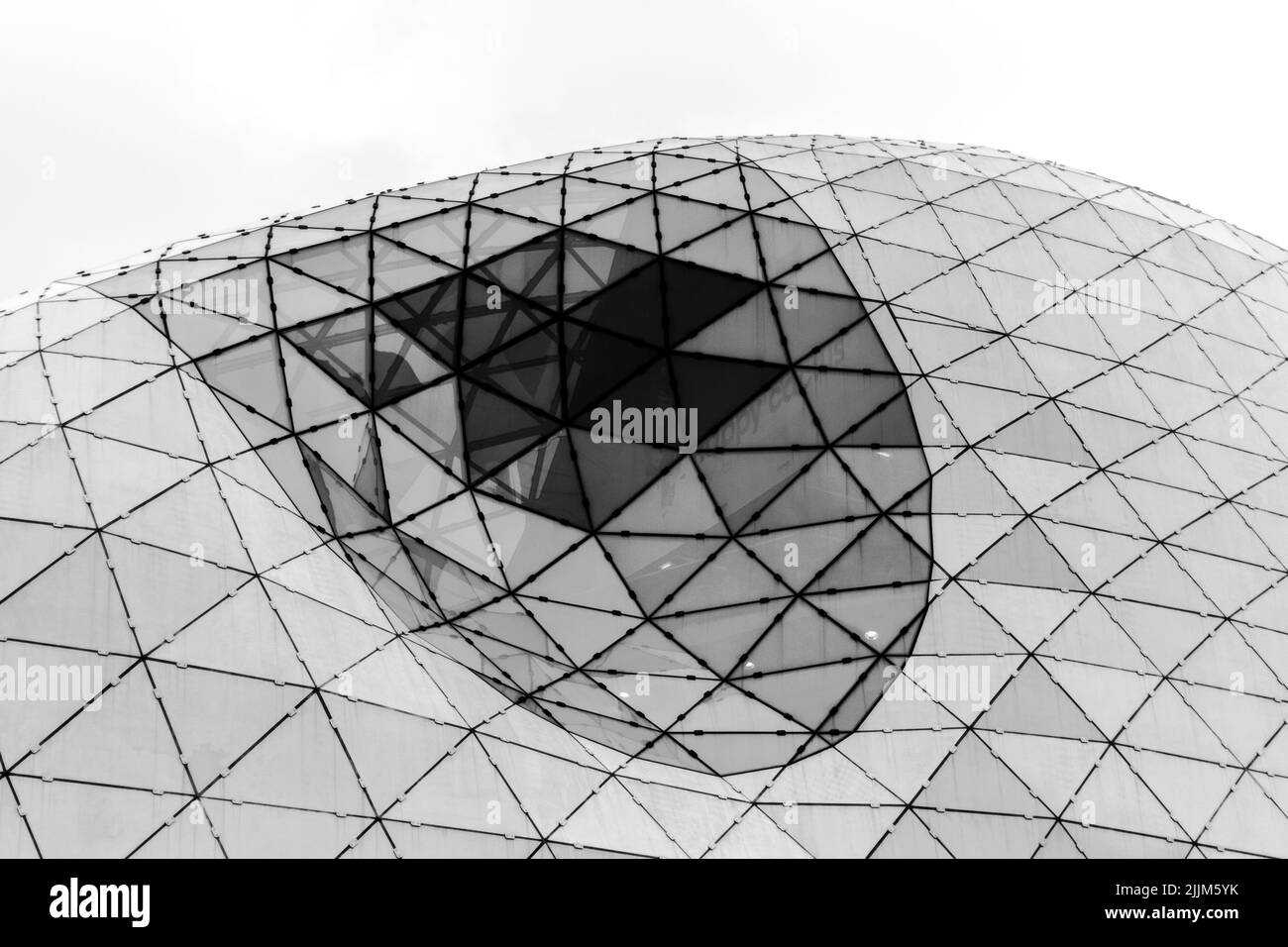 A beautiful shot of the blob architecture in Eindhoven in the Netherlands Stock Photo