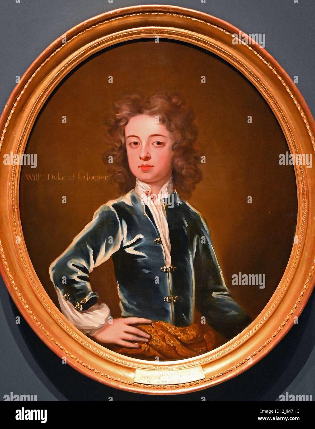 William, Duke of Gloucester. c1695. Attributed to Charles d'Agar. Oil on canvas. Stock Photo
