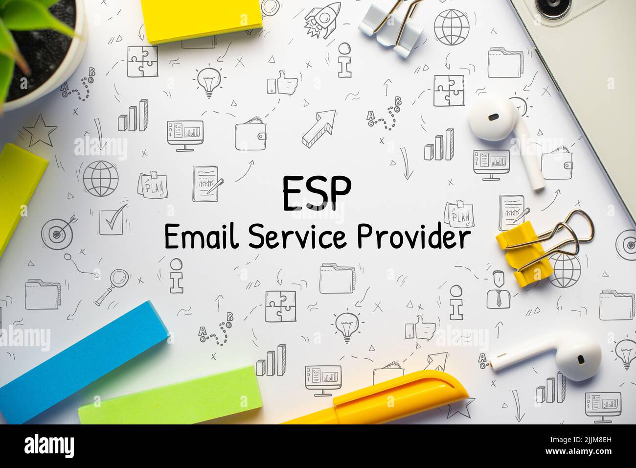 Concept business marketing acronym ESP or Email Service Provider Stock  Photo - Alamy