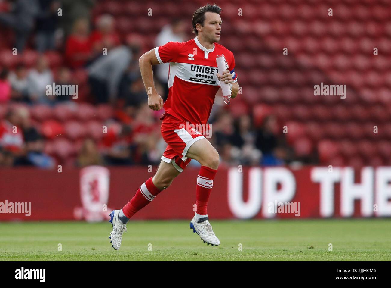 Middlesbrough's Jonny Howson in action during a pre-season friendly match at Riverside Stadium, Middlesbrough. Picture date: Friday July 22, 2022. Stock Photo