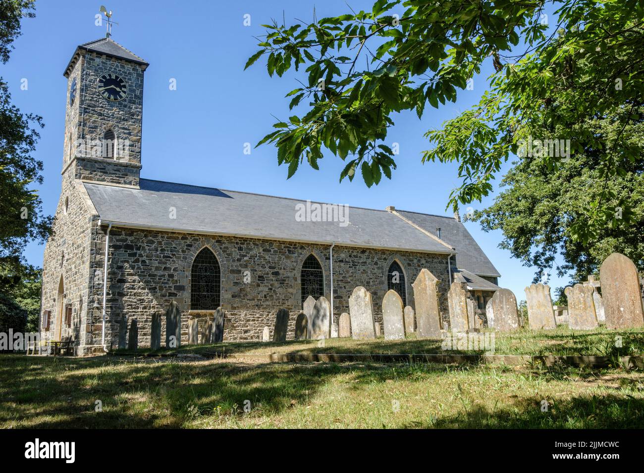 St Peter's Church, Sark, Channel Islands Stock Photo