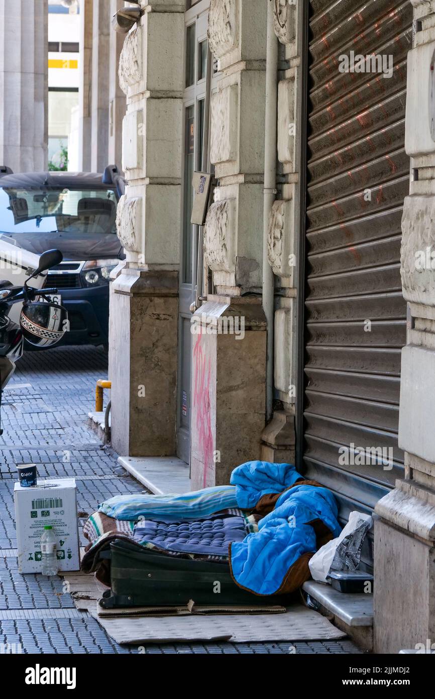 Greese Homless Canp hi-res stock photography and images - Alamy