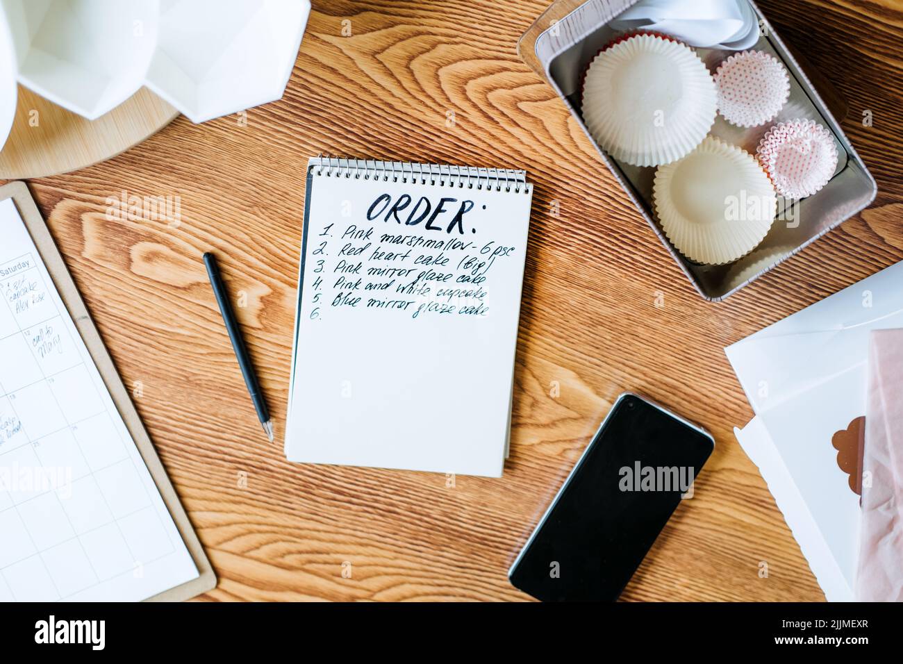 Confectionery Small Business Order List Tracker Pages. Sweet shop