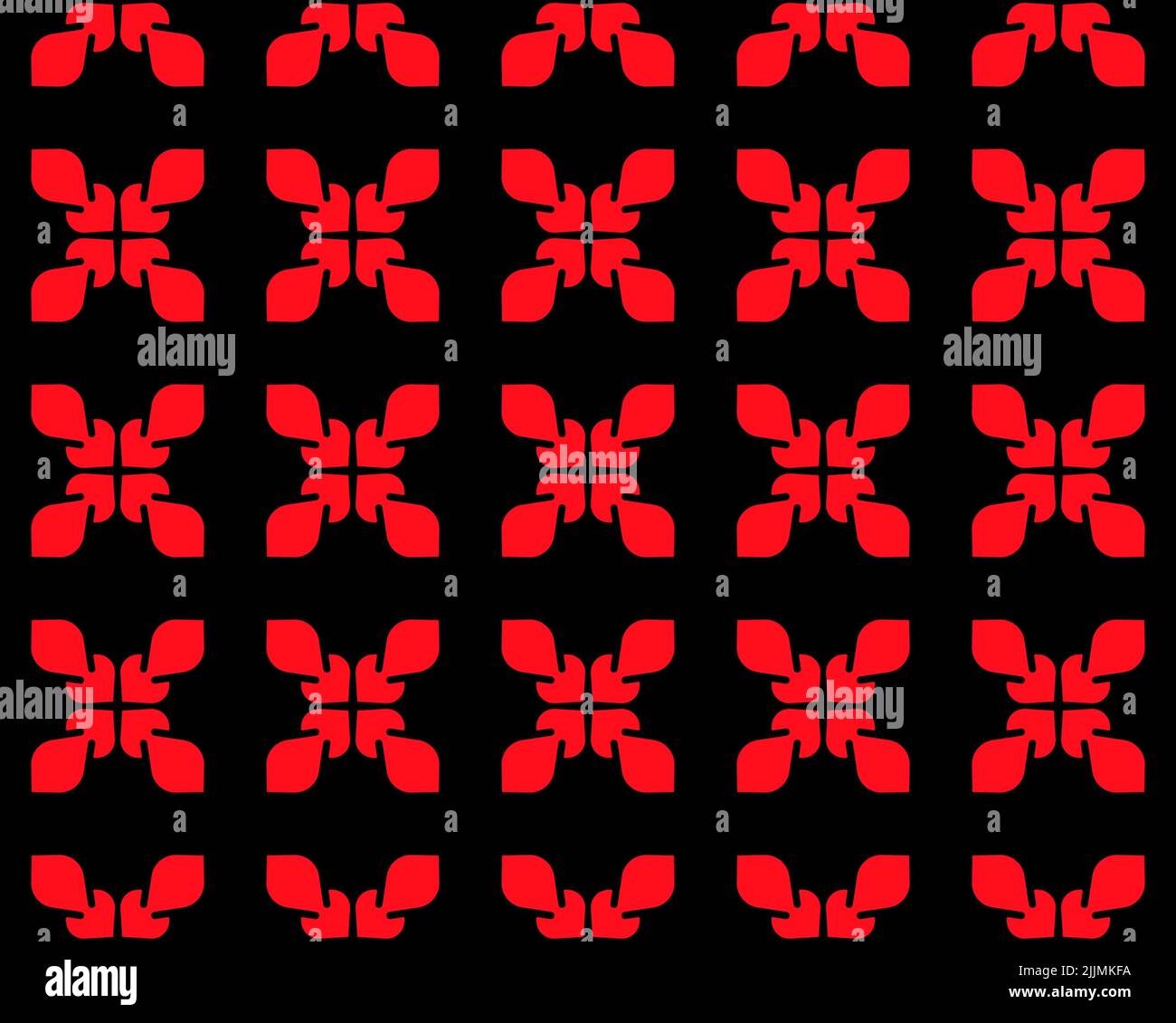 A red seamless illustration with abstract patterns Stock Photo - Alamy
