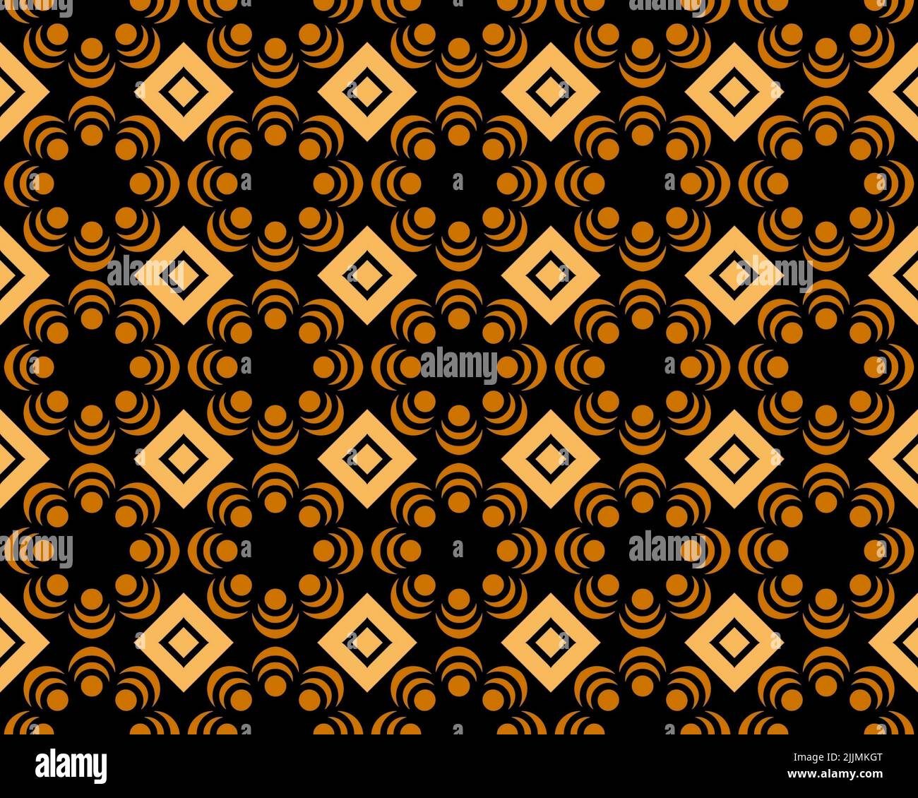 An abstract illustration of seamless tile pattern with various beige ...