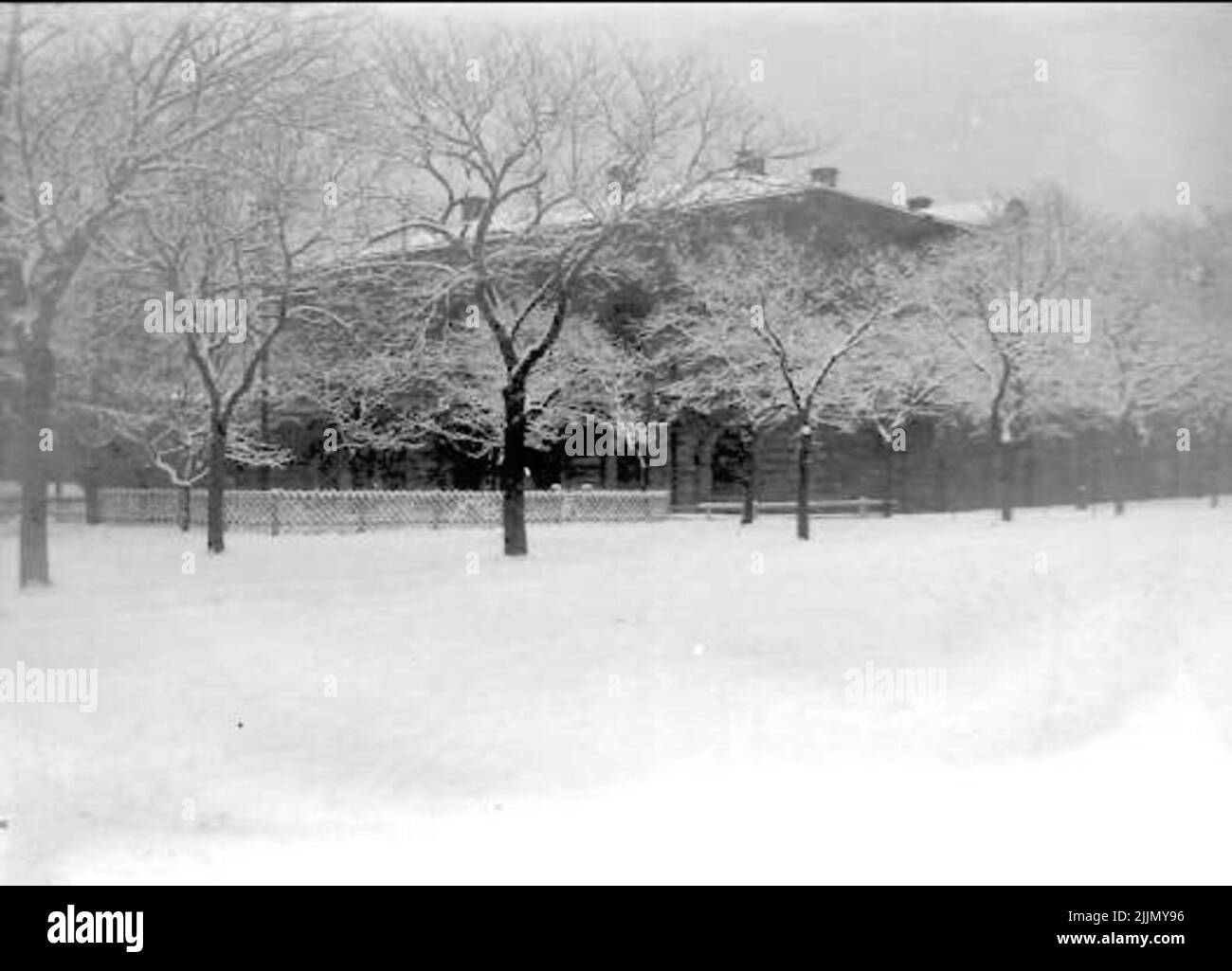 The fortress. The fabric house is located in the middle part of the