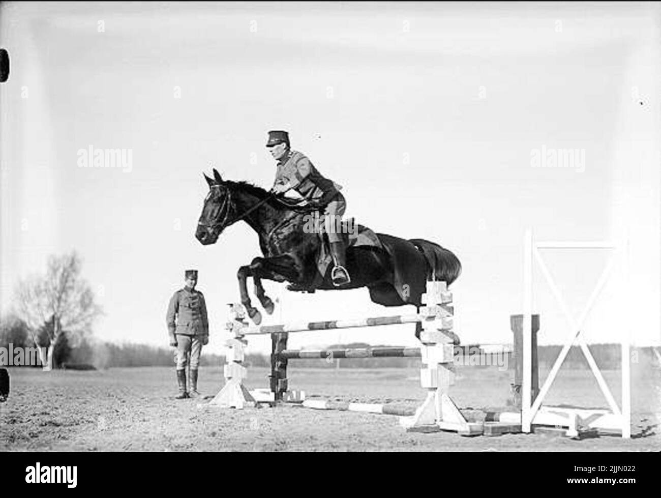 Training for sub -commander in jumping on the south field Stock Photo ...