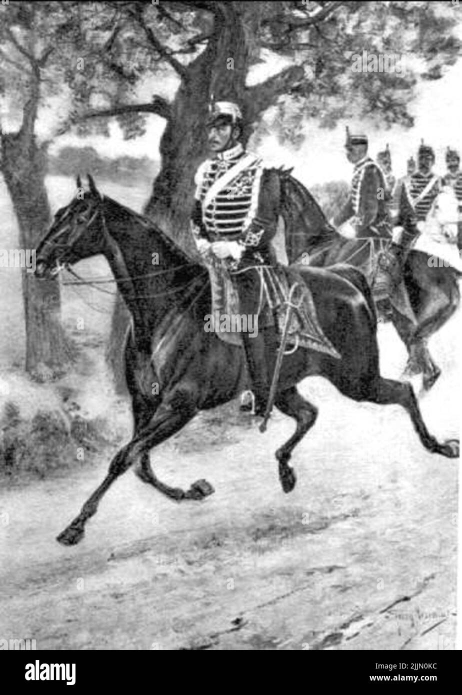 Unpublished painting. Colonel Count H J Hamilton, Second CEO K 3 1881 ...