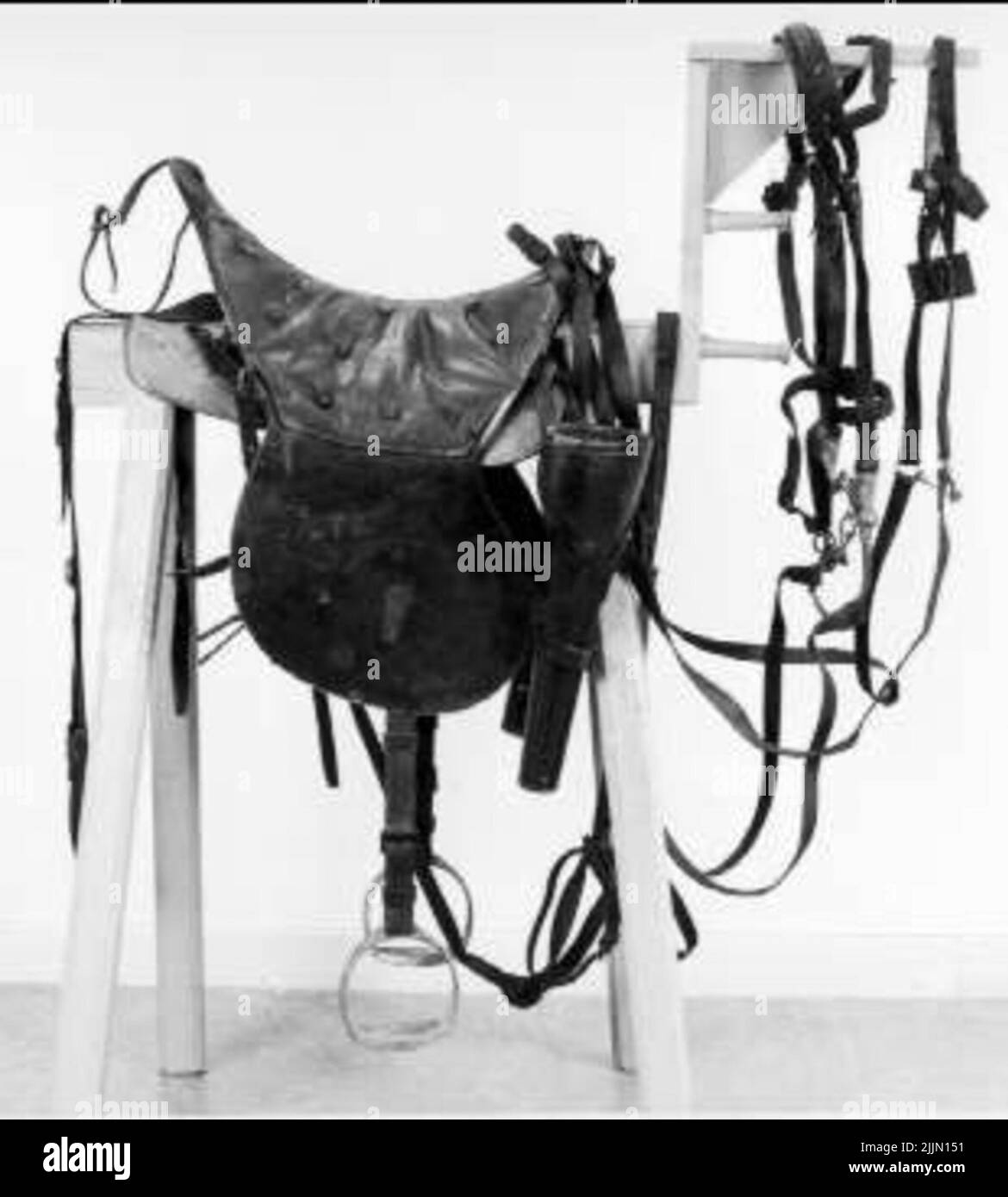 AM 2552. Saddle mound m/1839, bar stain and bridon stain m/1839 for house reg Stock Photo Alamy