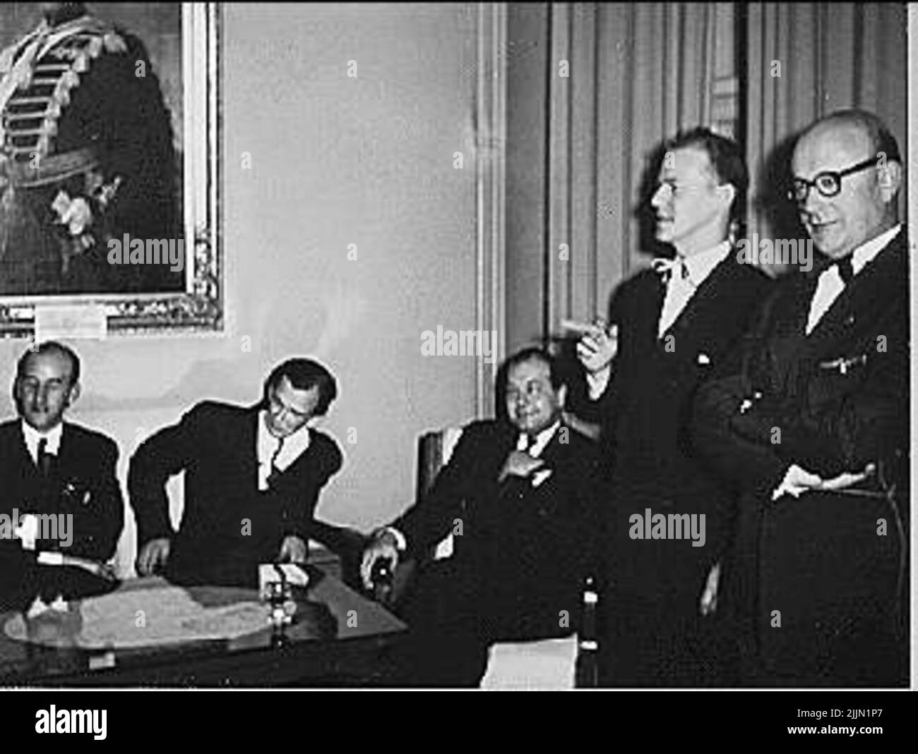 Little Christmas Eve 1958 Stock Photo Alamy