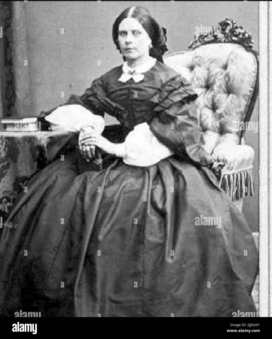 Portrait of Eugenie Scheffer, born Lewenhaupt Stock Photo