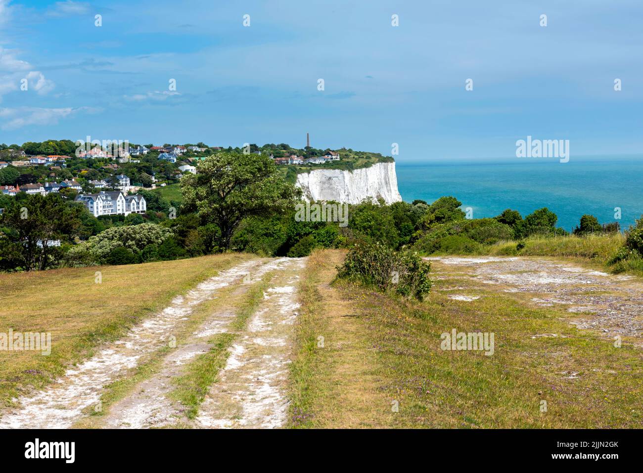 St Margarets Bay near Dover in Kent, England Stock Photo