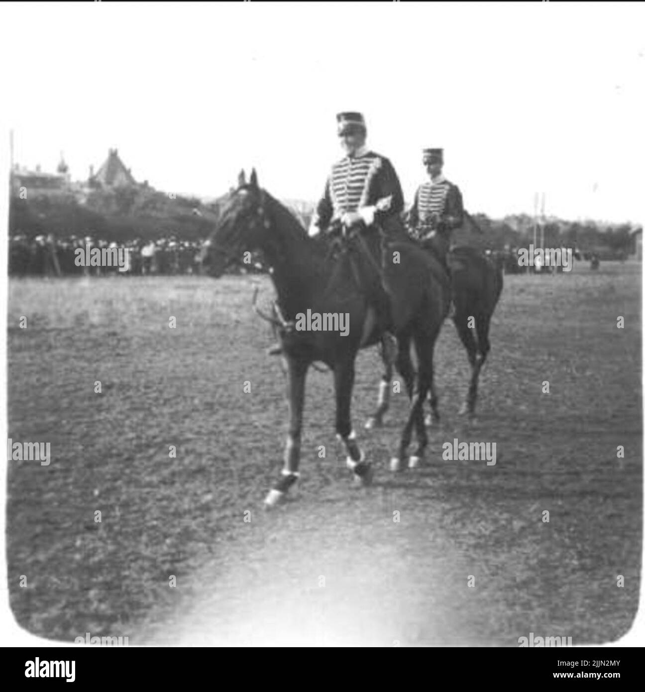Lieutenant Clarence von Rosen and Claes Grill at competitions in