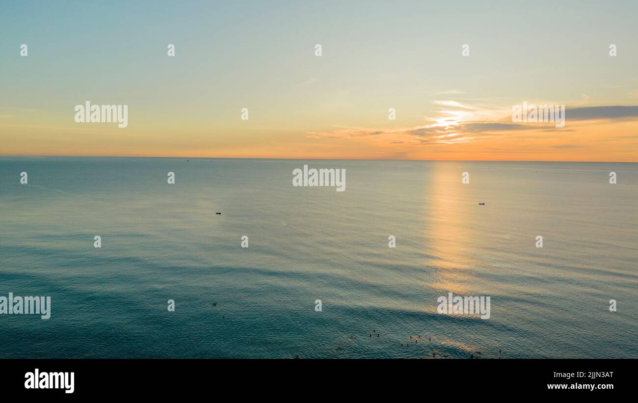 Beautiful sunrise on the sea of Vietnam Stock Photo - Alamy