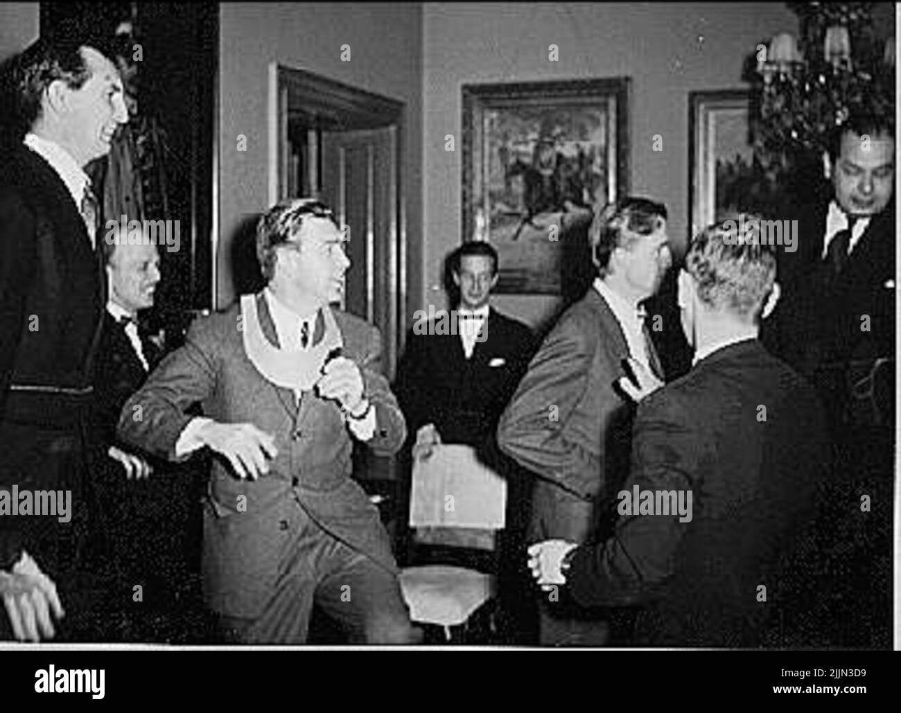 Little Christmas Eve 1958. From left in picture Erik Sörensen, Olger