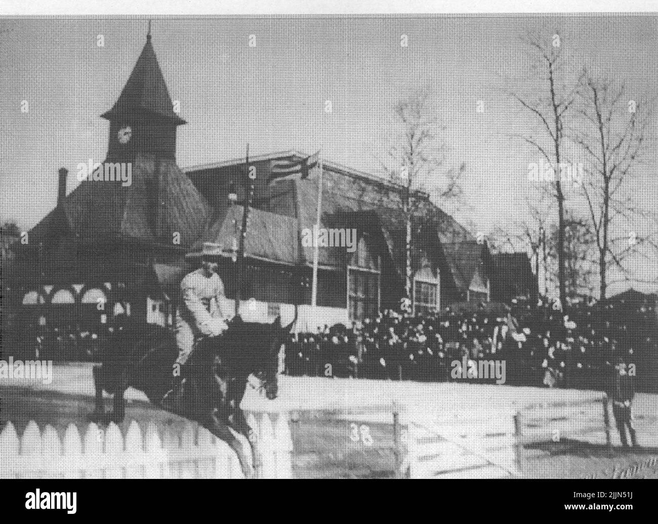 K3. Price jumping at Stadion 1920. Stock Photo