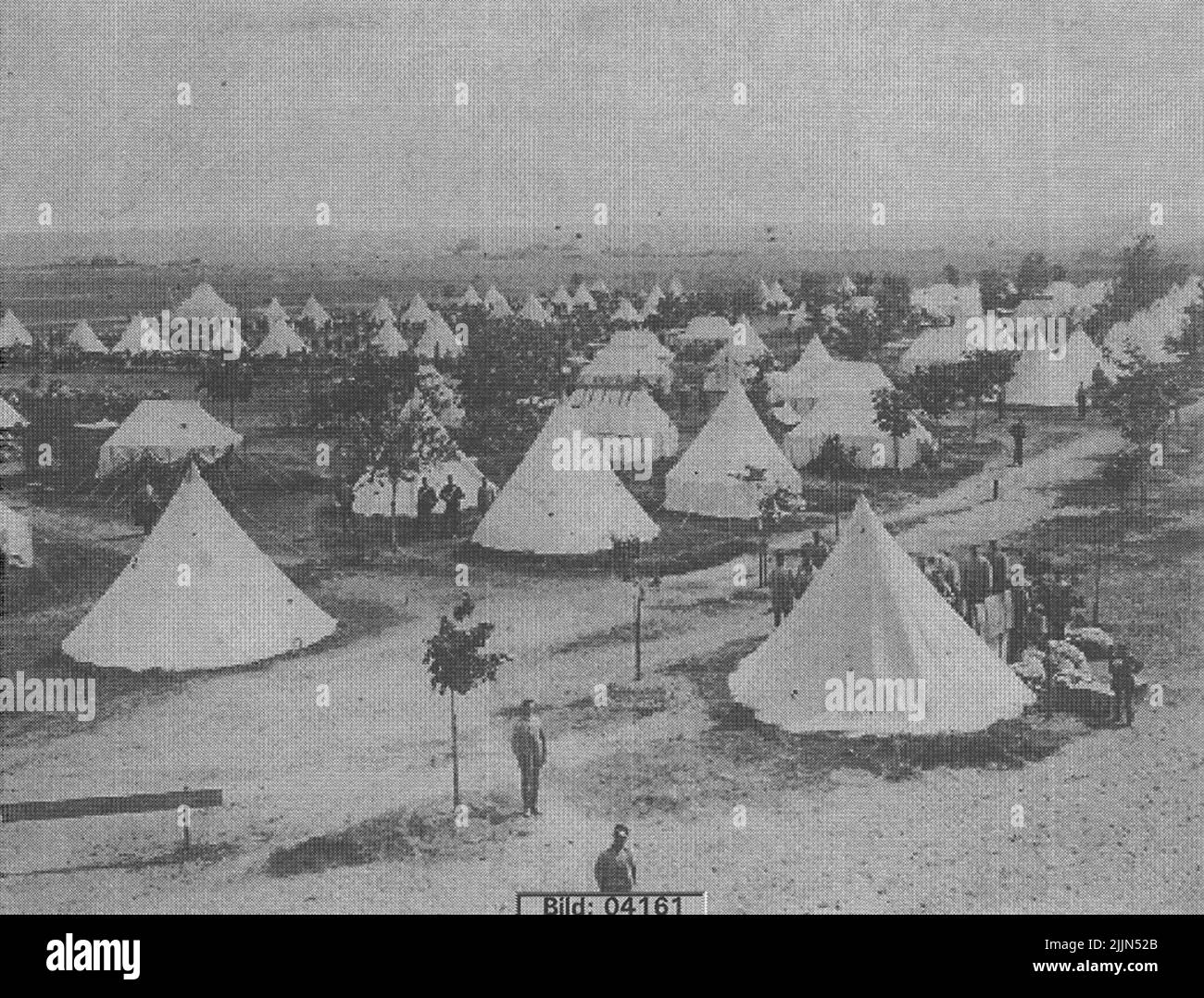 The Life Regiment's Husars, K3. Camp Sannahed. Stock Photo