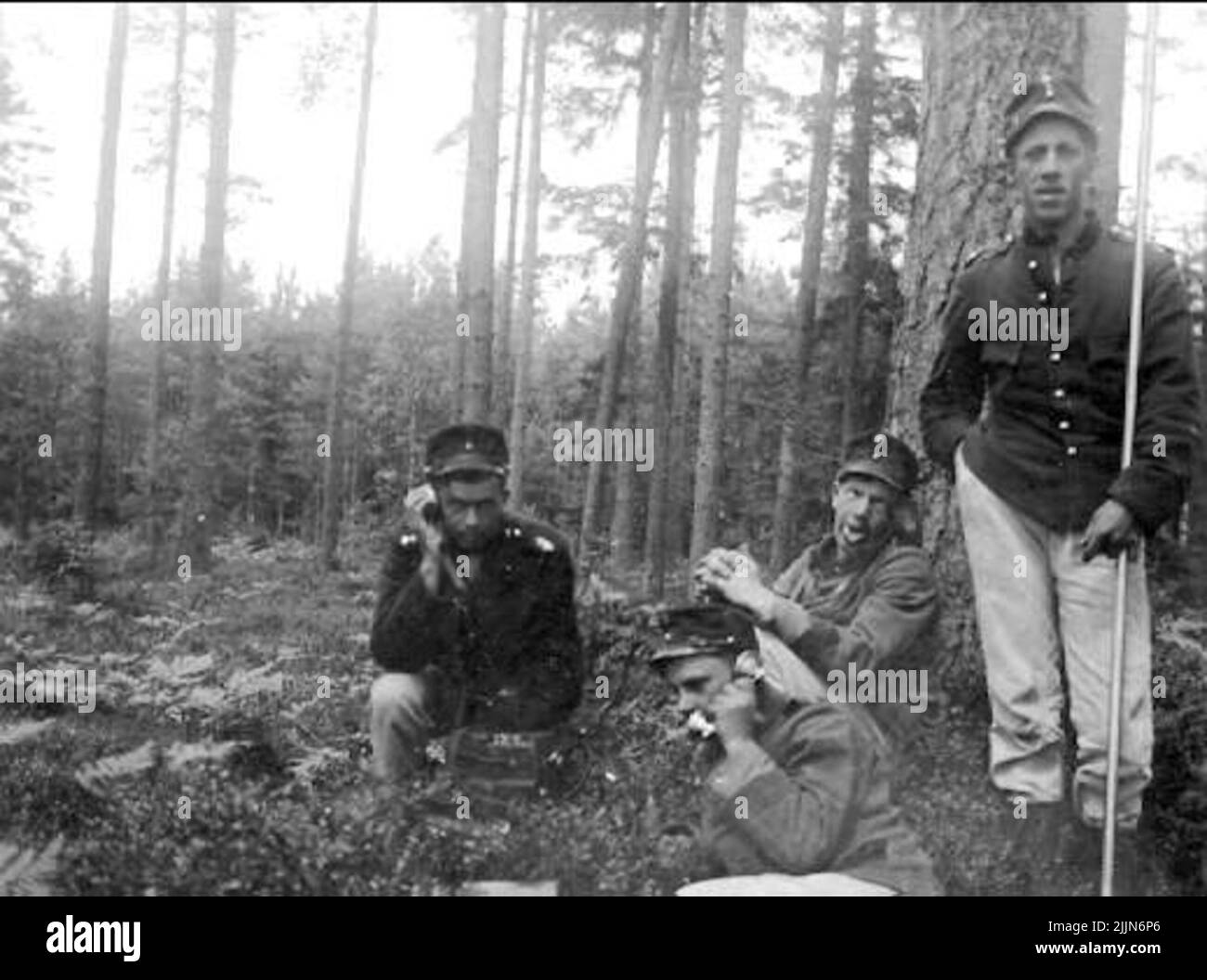 Signalist Signal corps field operations Black and White Stock Photos & Images - Alamy