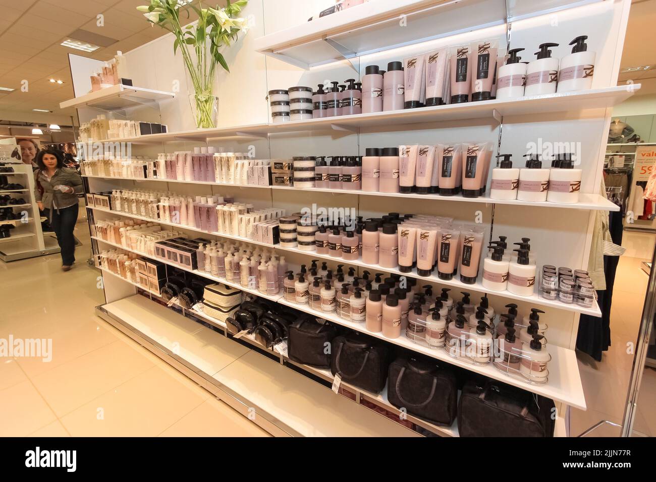 A closeup of the Interior of Woolworths clothing store Stock Photo Alamy