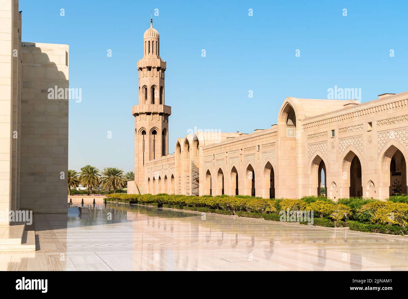 The Sultan Qaboos Grand Mosque in Muscat, Oman, Middle East Stock Photo