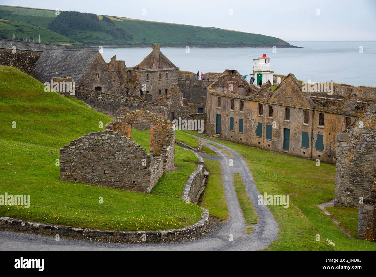 Charles fort and castle abandoned historic buildings Kinsale Ireland Stock Photo