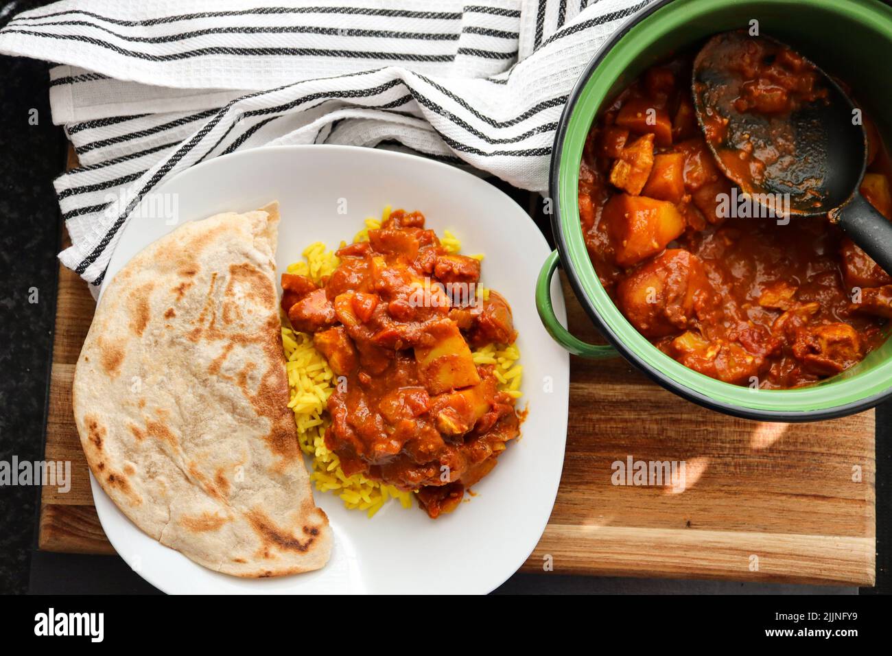 Mild chicken curry Stock Photo Alamy