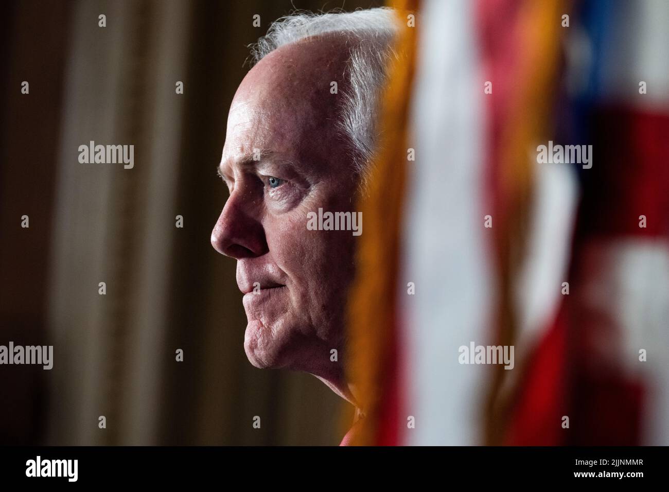 UNITED STATES JULY 27 Sen. John Cornyn, RTexas, conducts a news